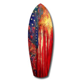 4th of July Glass Wall Art.